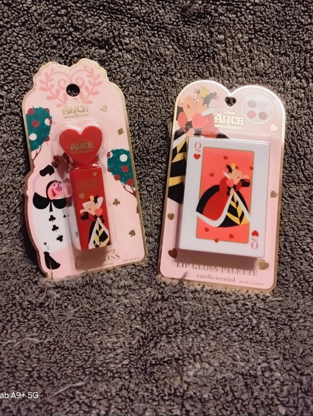 Disney Alice in Wonderland Pink and Black Moisturizing Lip Gloss